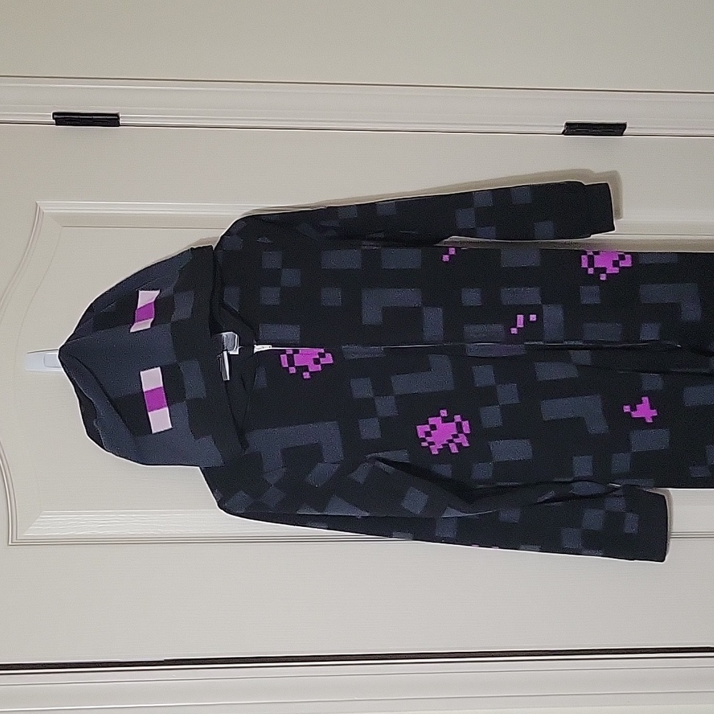 Enderman fleece onesie
